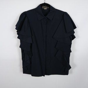 Giambattista Valli Black Blouse